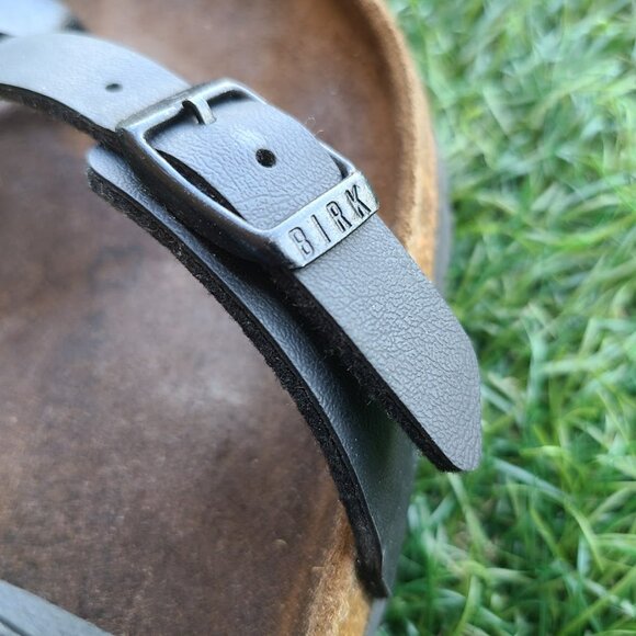 Birkenstock Mayari Black Leather Sandals Women’s 37 ( 6.5-7 ) | Strappy Toe Loop - Picture 6 of 11